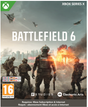 Cover of 'Battlefield 6' game for Xbox Series X with soldiers and explosions.