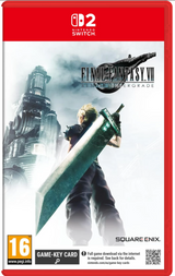 Nintendo Switch game case for 'Final Fantasy VII Remake Intergrade' with a character holding a sword.
