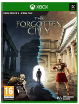Game cover for 'The Forgotten City' by Maximum Games with Xbox branding.