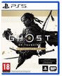 PlayStation 5 game disc cover for 'Ghost of Tsushima: Director's Cut' with a samurai warrior holding a sword.