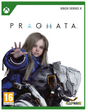 Game box for 'Pragmata' on Xbox Series X with a character in futuristic armor.