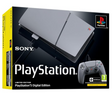 PlayStation console packaging with controller on a black background