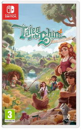 Game box for 'Tales of the Rhine' on Nintendo Switch with characters and nature scene.
